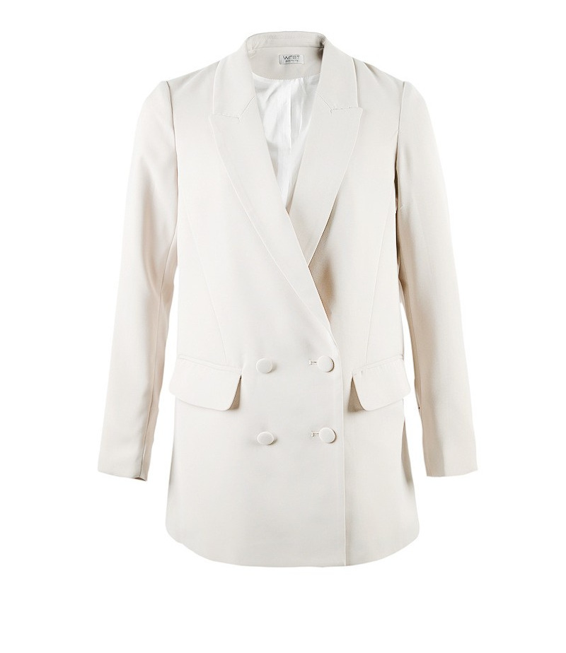 Fashion Style Lapels Structure Suit Blazer With Flap Pockets |