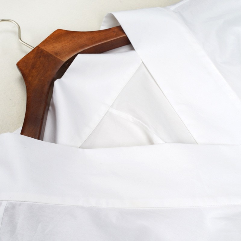 Mode Simple Col V Avec Chemise | VoguesUs