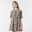 Simple And Fresh Fold Floral Dress