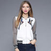 Casual With Birds Embroidery Baseball Clothing Jacket