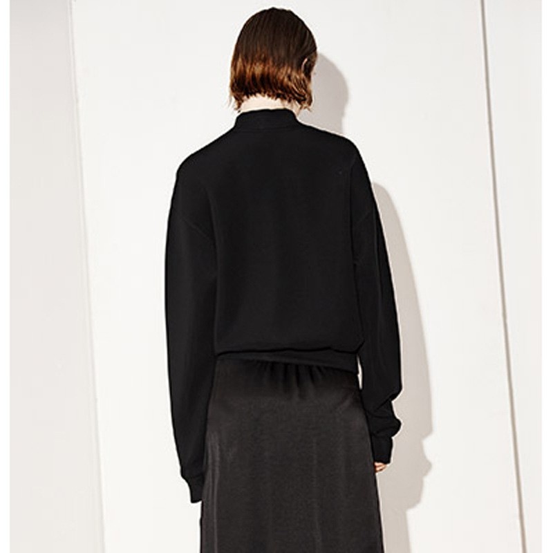 La Mode Décontractée Simple Impression D'Une Lettre De Coton Pull | VoguesUs