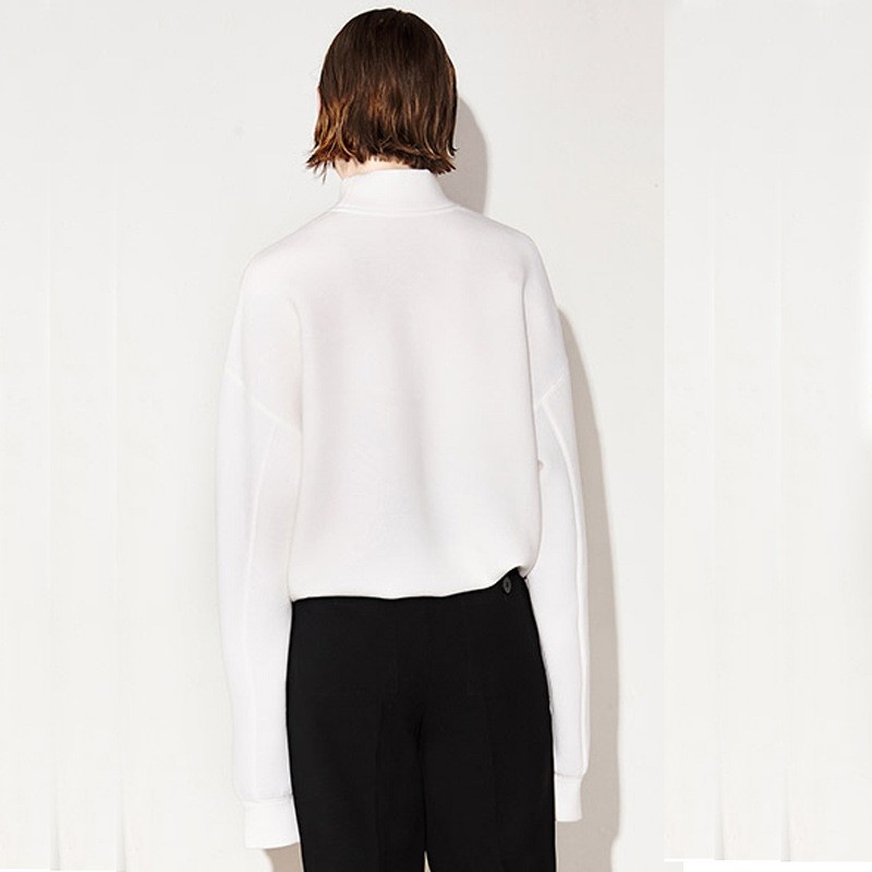 La Mode Décontractée Simple Impression D'Une Lettre De Coton Pull | VoguesUs
