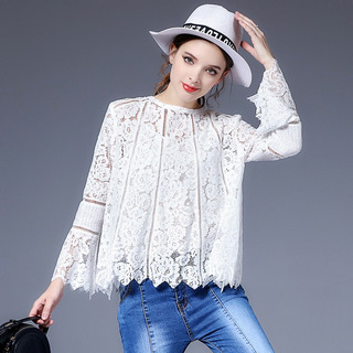 Sweet Ladies Fashion Exquisite Lace Blouse | VoguesUs