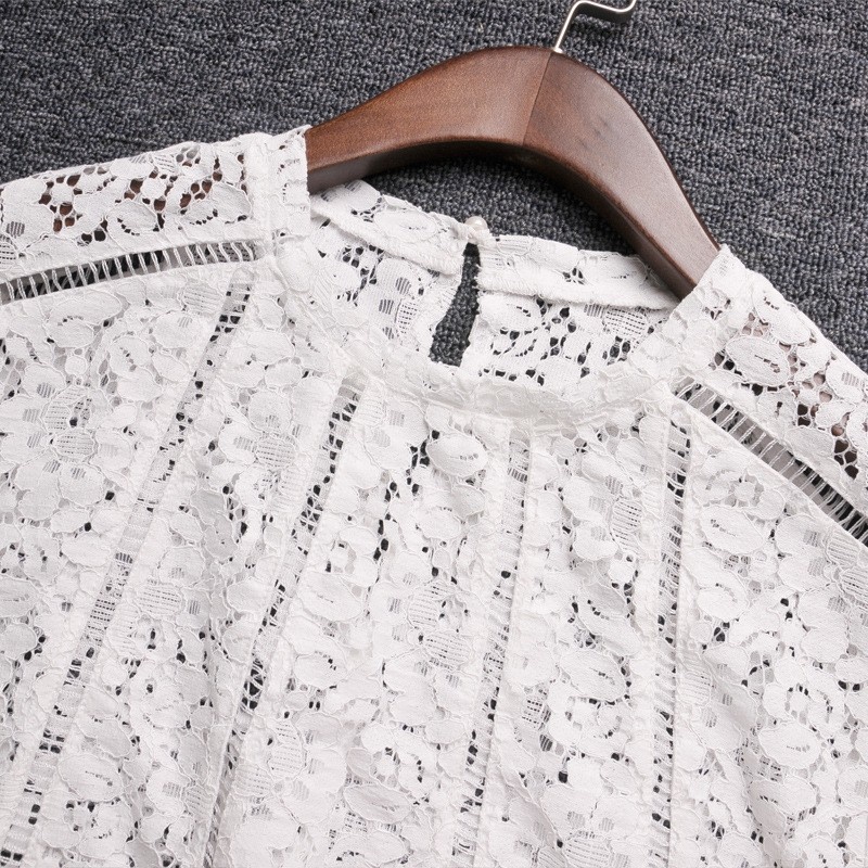 Süße Damen Mode Exquisite Spitze Bluse | VoguesUs