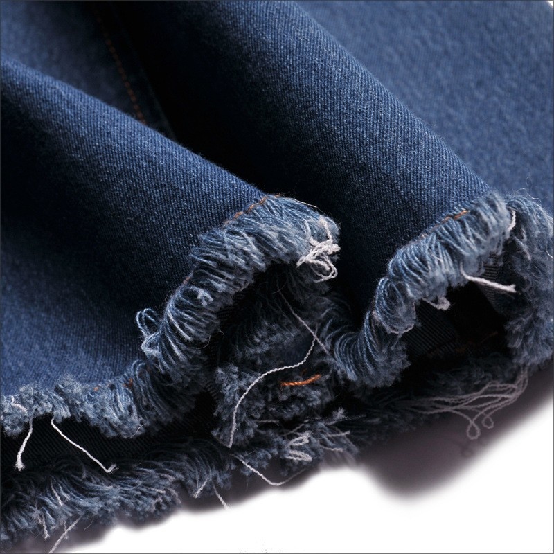 Belle Et Douce Hors De L'Épaule À Manches Longues Bleu Jeans | VoguesUs