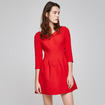 Moda Dulce Y Pura Pura Collar De La Muñeca De Color Sólido Vestido