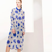 Fun Mode-Welle Punkt Kämpfen Kleid Farbe Kleid