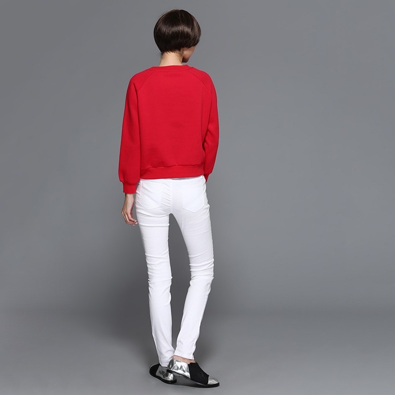Mode Freizeit Mit Dem Druck-Pullover | VoguesUs