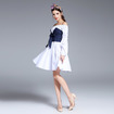 New Look A Line Off Shoulder Mini Dress With Bow Tie Front