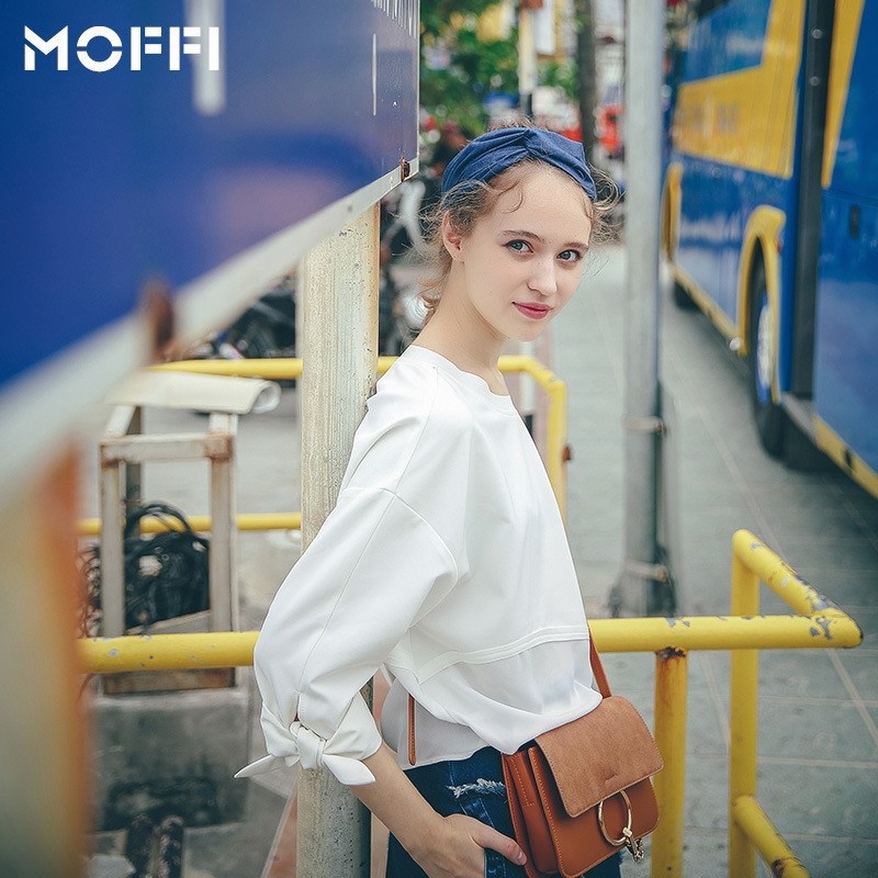 Frais, Sucrés Mignon Bowknot Chemise En Mousseline De Soie | VoguesUs