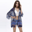 Mode Sexy Cooles Muster Chiffon Strand Shirt