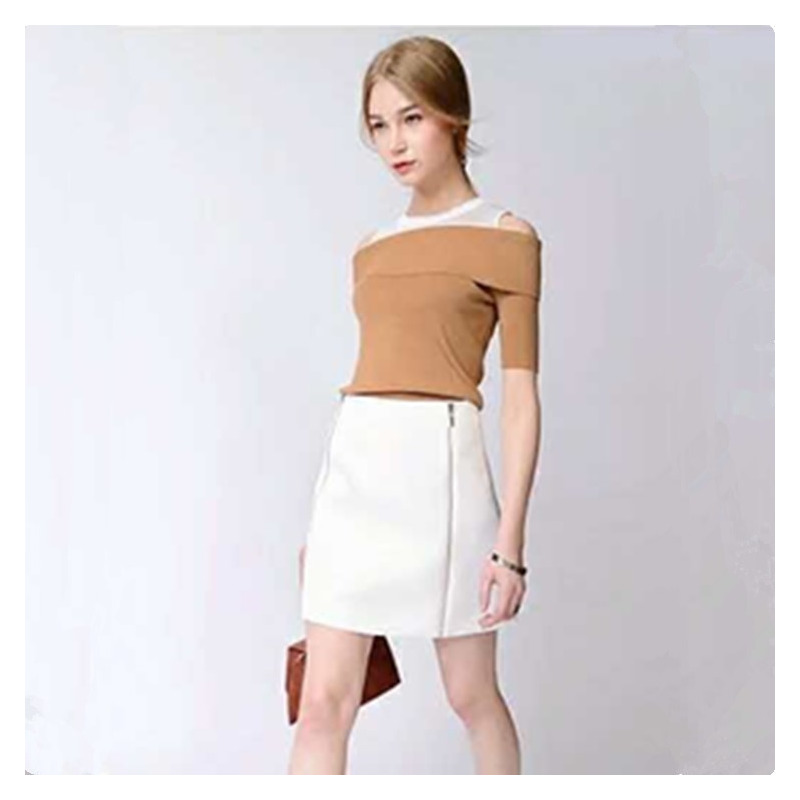Fashionable Elegance Simple And Thin Stitching Collar | VoguesUs