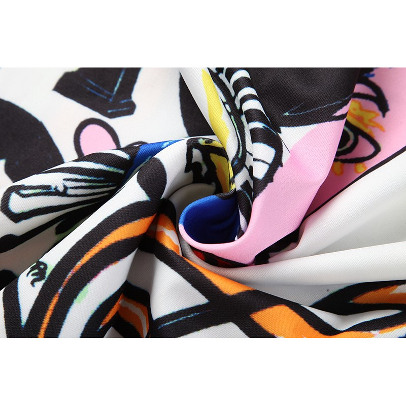Mode Sexy Sexy Graffiti Mener Une Veste Courte | VoguesUs