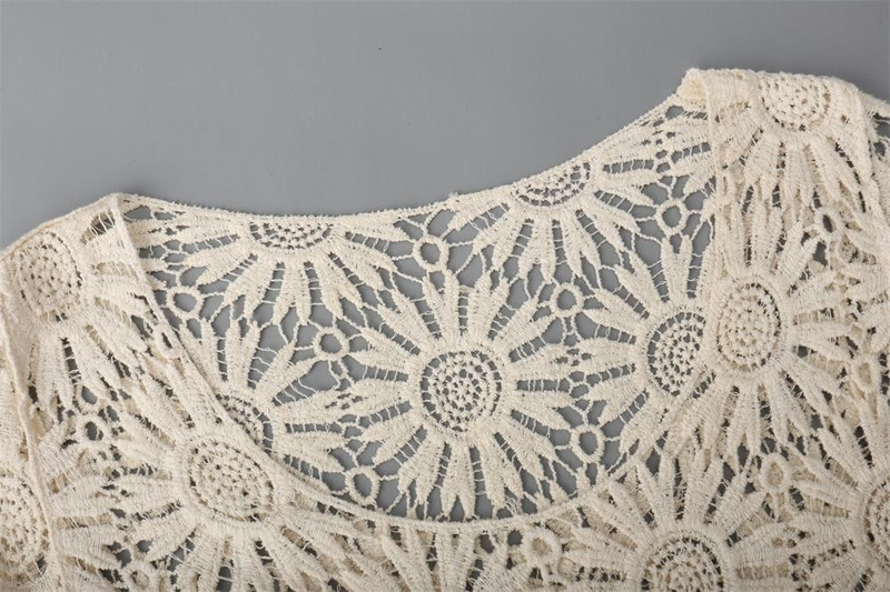 Sexy Stickerei Lace Urlaub Strand Mini Kleid | VoguesUs