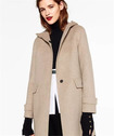 Vintage Simple Color Coat