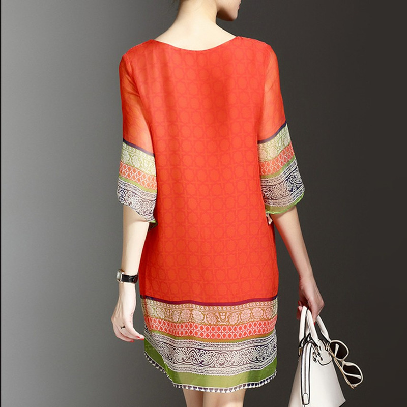 Fashion Retro Elegant Embroidery Midi Dress | VoguesUs