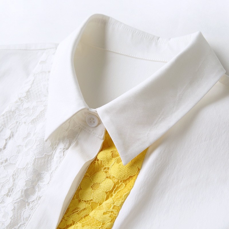 Fashion Sweet Stitching Hit Color Sleeveless Shirt | VoguesUs