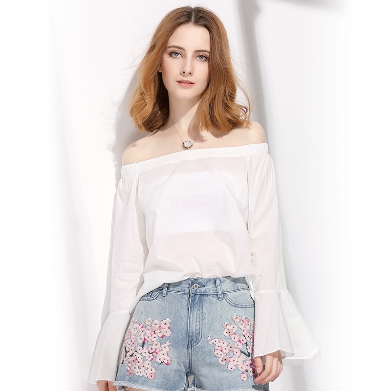 La Mode Des Petits Sexy En Dentelle Col Capuche Manches T-Shirt | VoguesUs