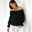 La Moda Sencillo Vestido De Tirantes Trompeta Trompeta Cuello De La Camisa