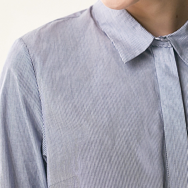 Einfache Und Casual-Kleid Mit Kragen | VoguesUs