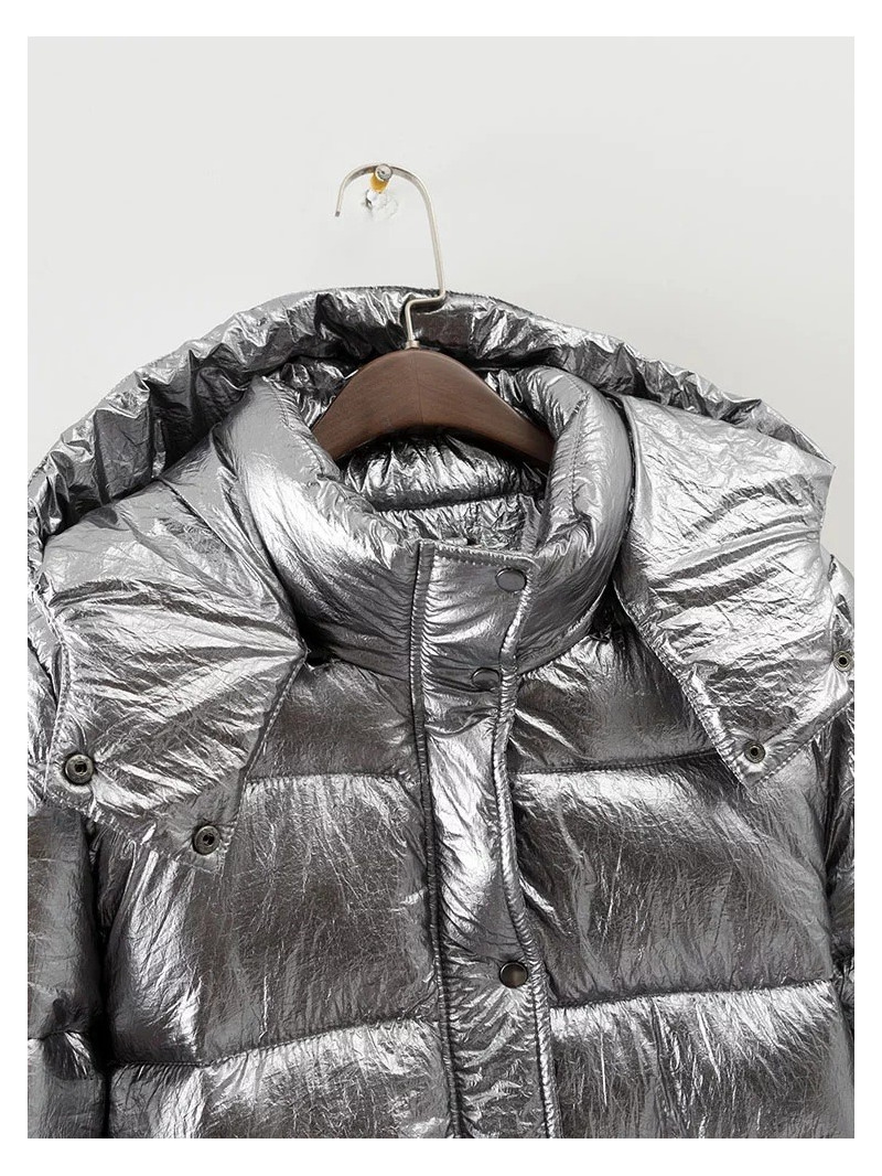 Handsome Warm Fashion Metal Down Jacket | VoguesUs