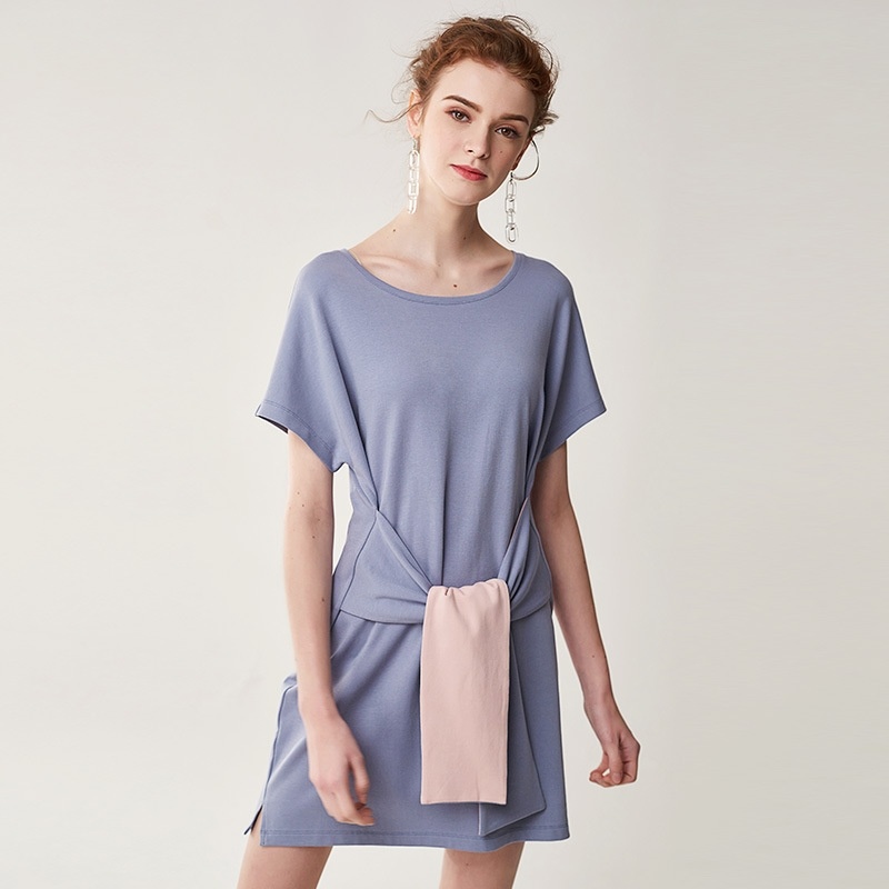 Moda Casual Simple Y Suelto Con Vestido De Tirantes
