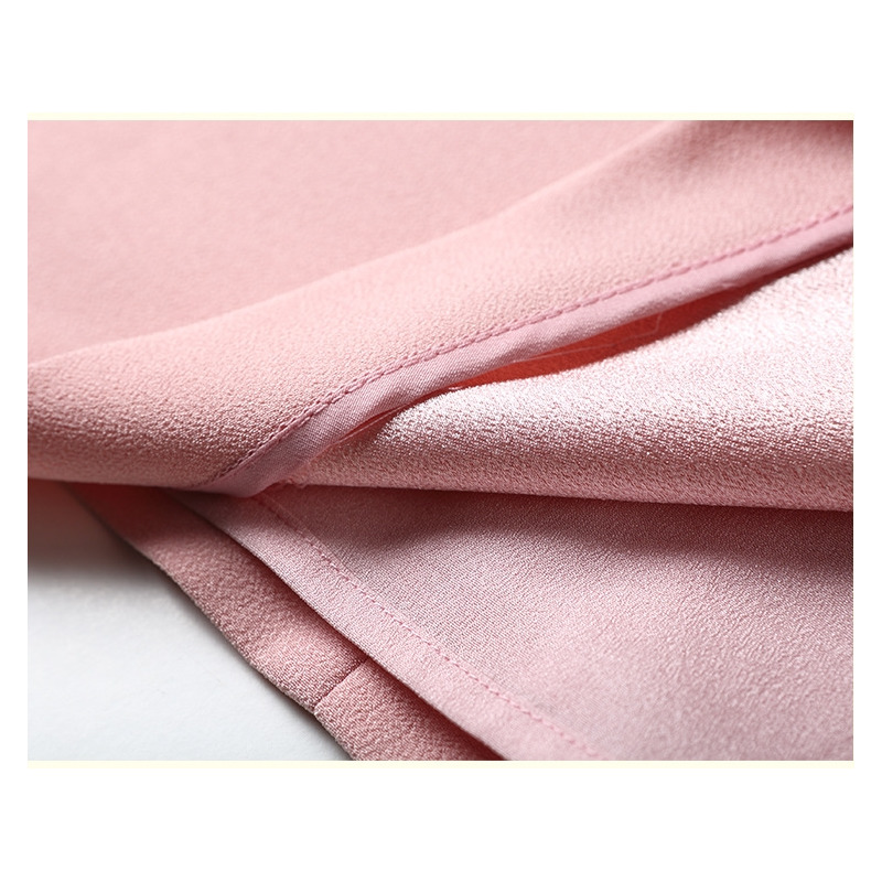 Sucré Rose Sans Manches, Robe À Volants Taille | VoguesUs