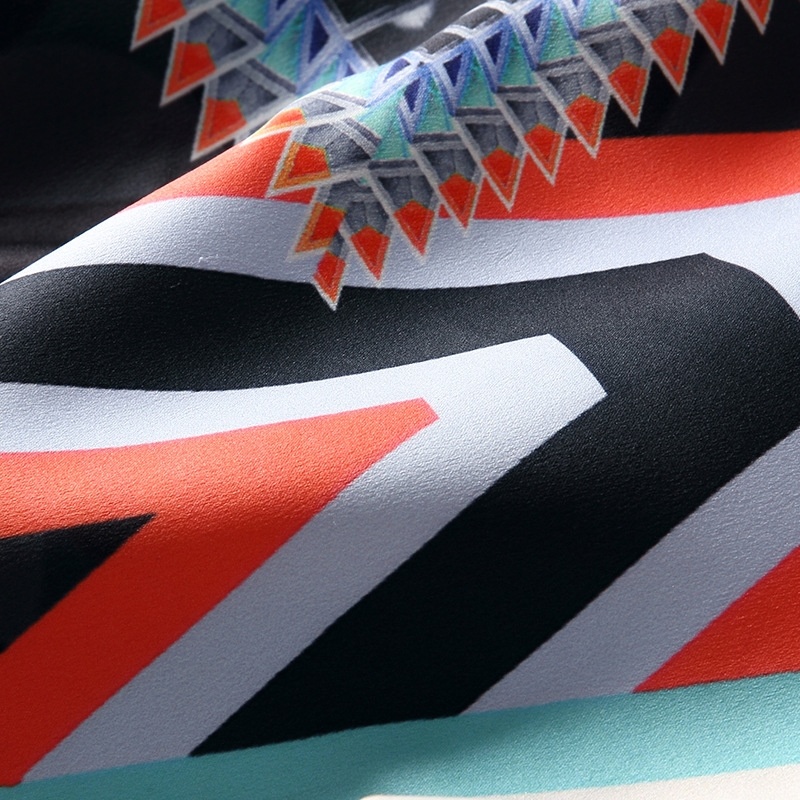 Personalized Fashion Geometric Print Dress | VoguesUs