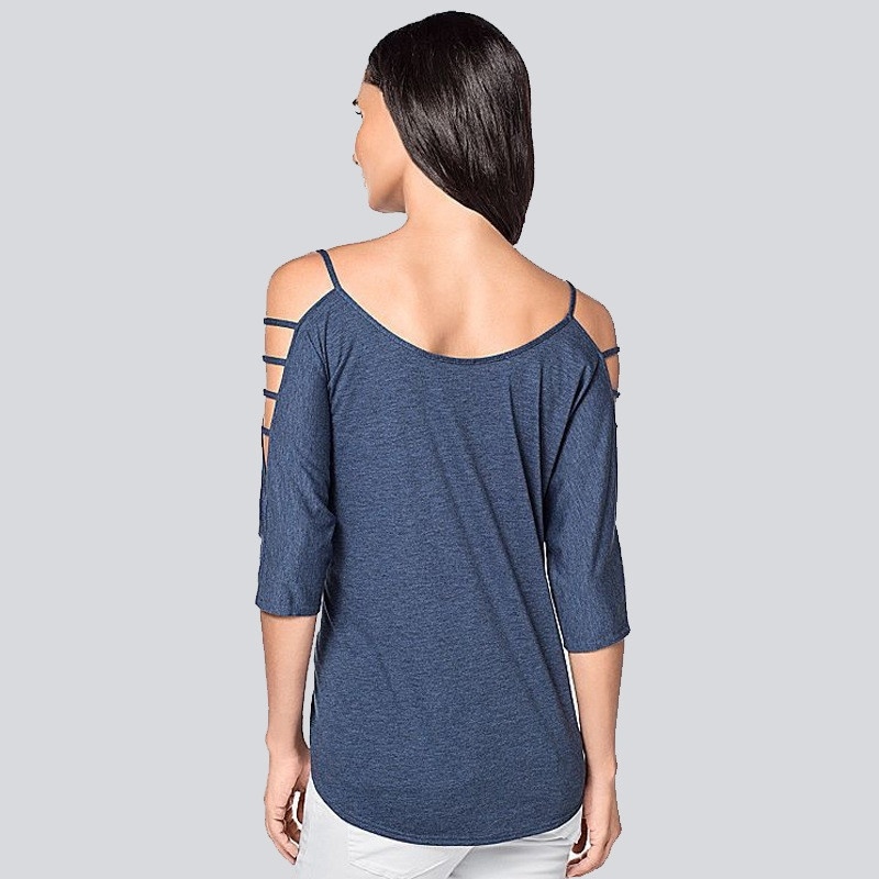 Mode Sexy Creux De L'Épaule T-Shirt Loose | VoguesUs