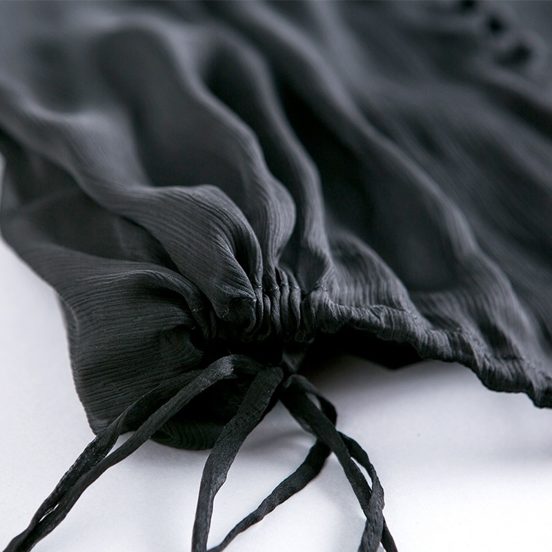 Modische Mulberry Silk Transparent Zwei Stück Shirt | VoguesUs