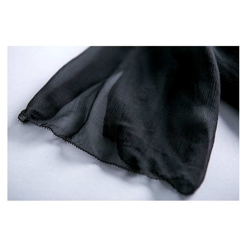 Modische Mulberry Silk Transparent Zwei Stück Shirt | VoguesUs
