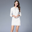 Stilvolles Spitzen-Schmetterling-Kleid Mit Bow Tie