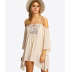 Elegant Camisole Strap Dress With Cutwork Front