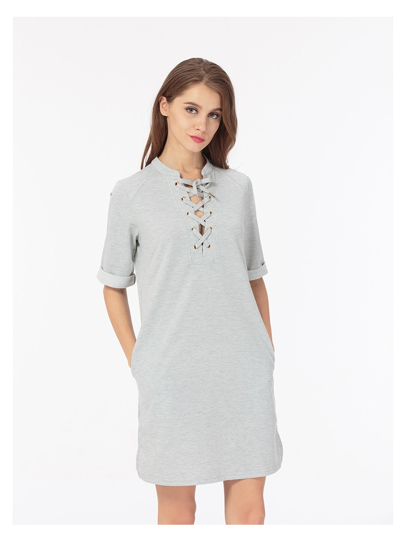 Einfache Und Bequeme Casual-Brustgurt Kleid | VoguesUs