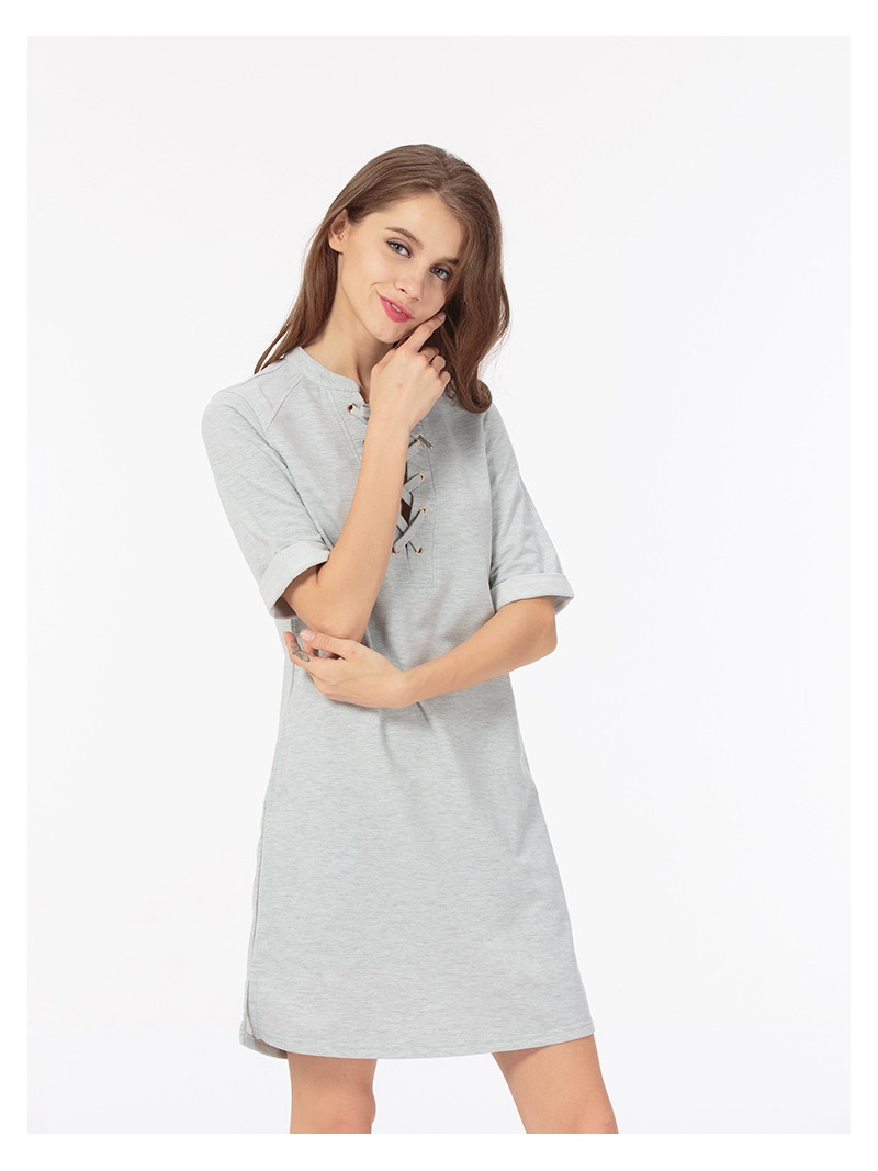Einfache Und Bequeme Casual-Brustgurt Kleid | VoguesUs