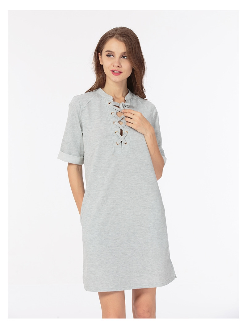 Simple Et Confortable, Casual Sangle De Poitrine Robe | VoguesUs