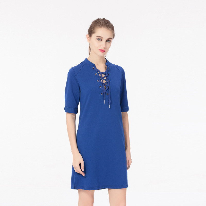 Simple Et Confortable, Casual Sangle De Poitrine Robe | VoguesUs