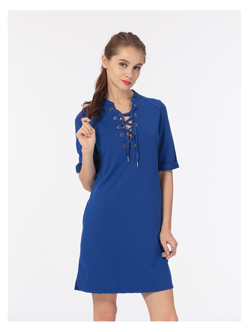 Einfache Und Bequeme Casual-Brustgurt Kleid | VoguesUs