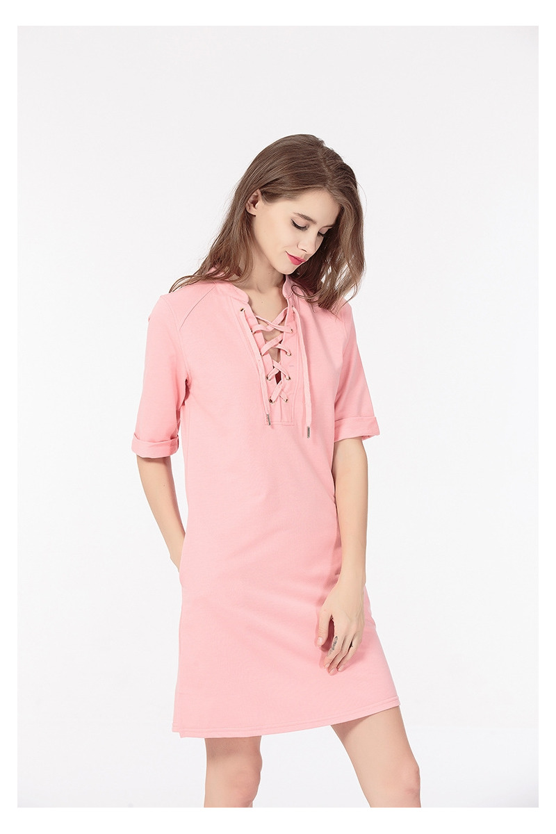 Simple Et Confortable, Casual Sangle De Poitrine Robe | VoguesUs