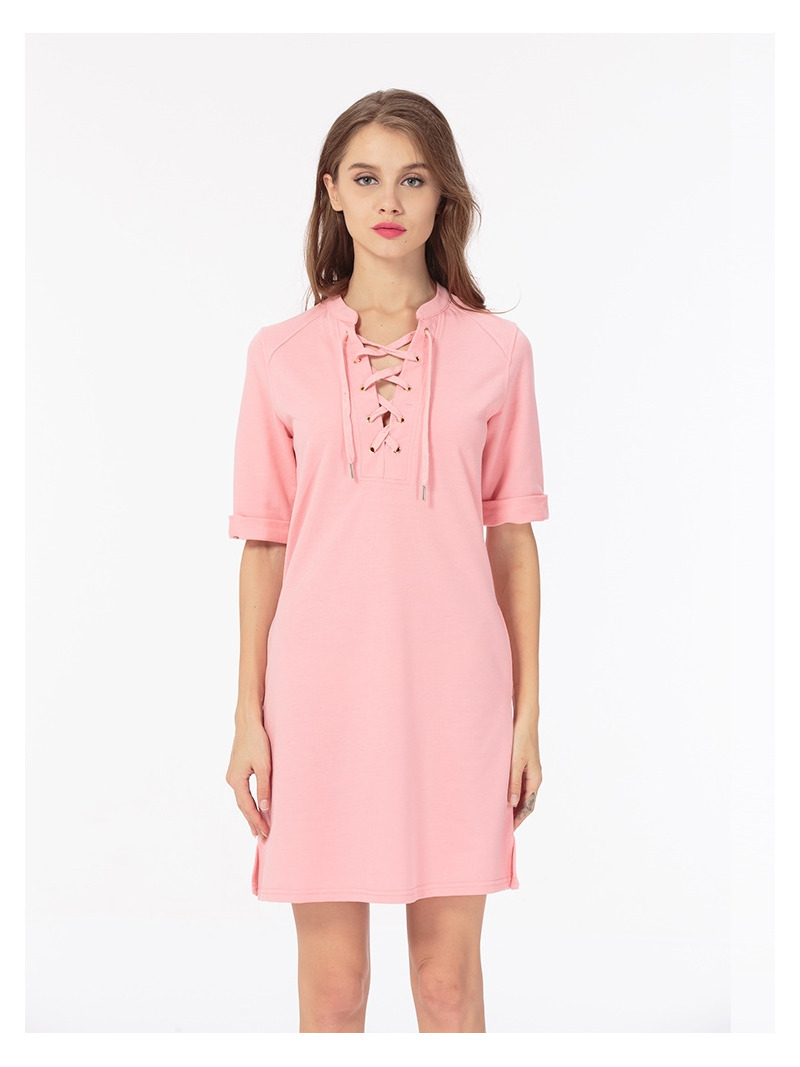 Einfache Und Bequeme Casual-Brustgurt Kleid | VoguesUs