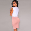 Moda Sexy Fitness Bodycon Mini Falda