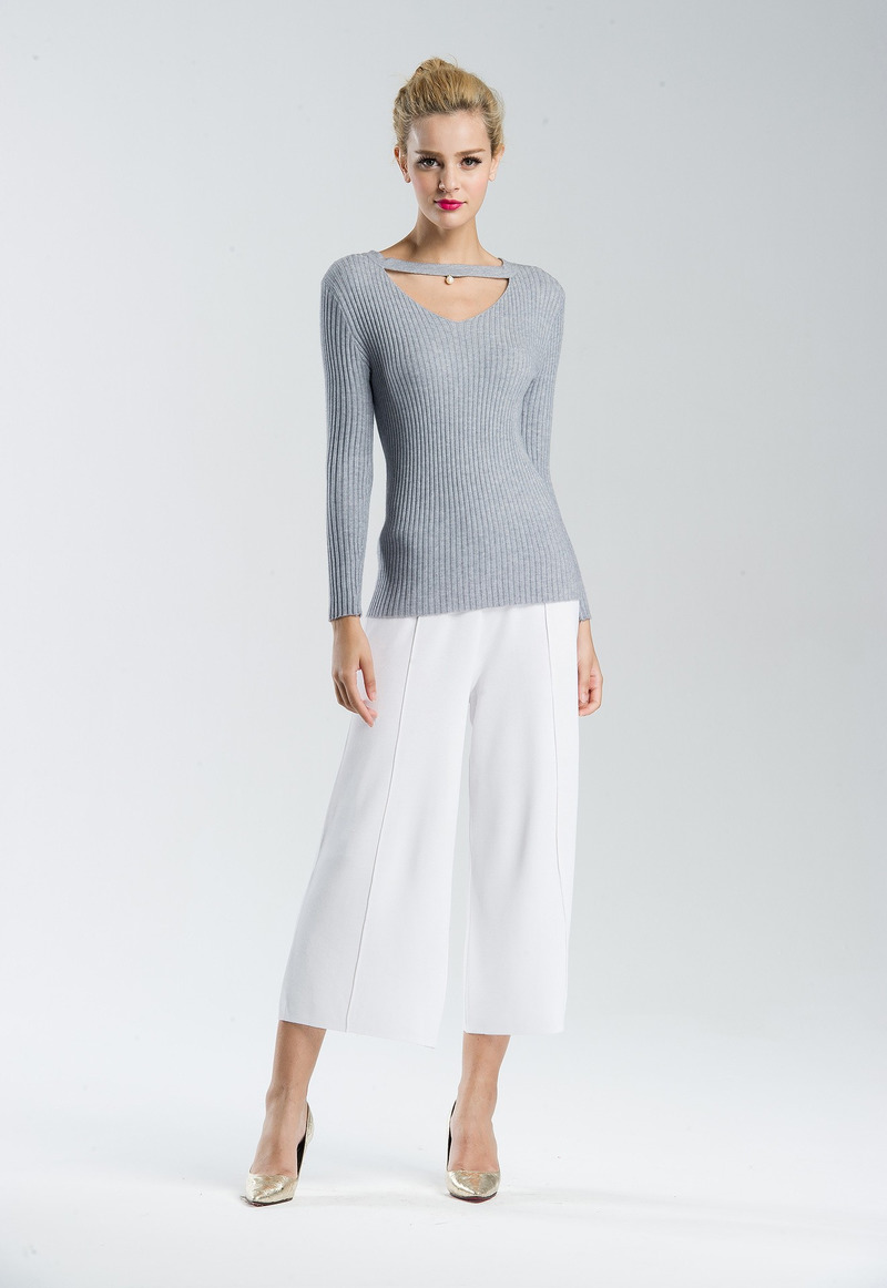 Slim Was Hollow Chest Bottoming Fashion Shirt | VoguesUs