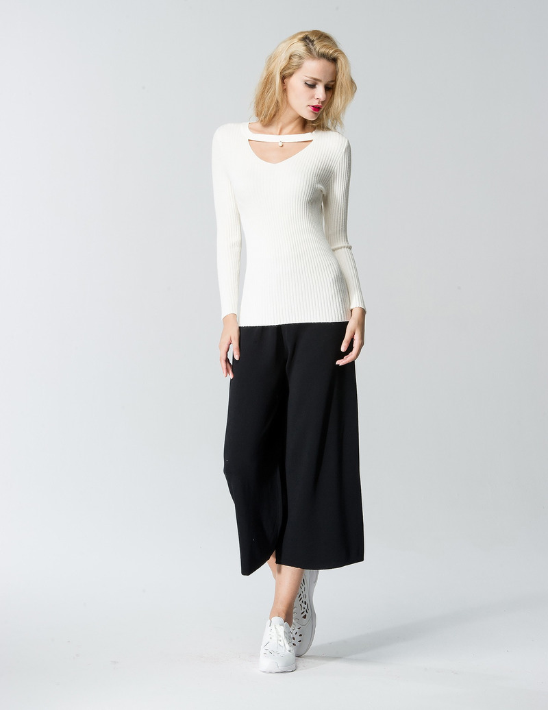 Slim Was Hollow Chest Bottoming Fashion Shirt | VoguesUs