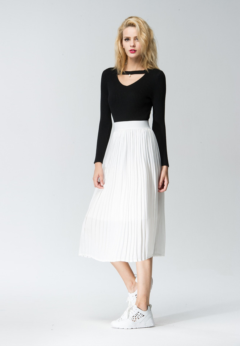 Slim Was Hollow Chest Bottoming Fashion Shirt | VoguesUs