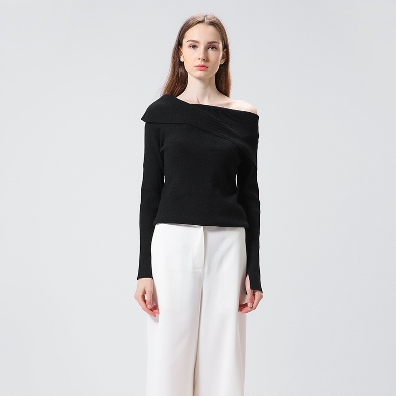 Mode Sexy Une Épaule Pull En Tricot | VoguesUs