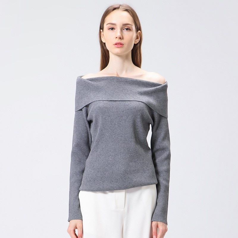 Mode Sexy Une Épaule Pull En Tricot | VoguesUs