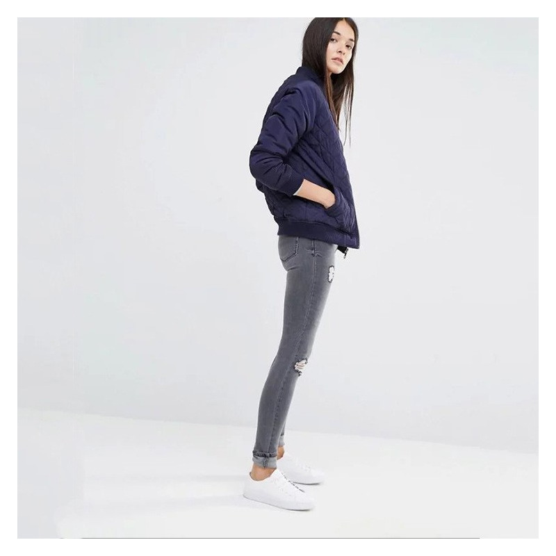 Stylish And Simple Warm Jacket Cotton Jacket | VoguesUs