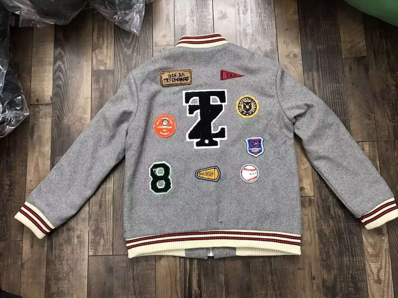 Simple Casual Fashion Stickers With Baseball Jacket | VoguesUs