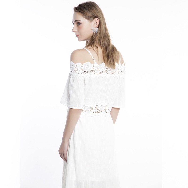 One Drawer Dress With Lace Dress | VoguesUs