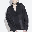 Casual-Style Lange Ärmel-Mesh-Shirt